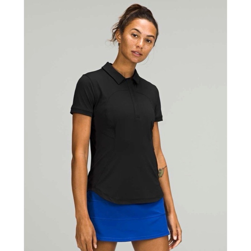 Lululemon Quick-Drying Short Sleeve Polo Shirt Women's L/XL Retail $78